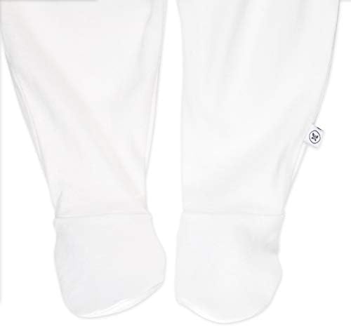 Honest Baby 3-Pack Footed Pants - Soft Cozy Organic Cotton Infants Bottoms