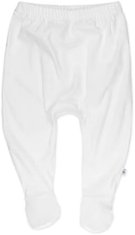 Honest Baby 3-Pack Footed Pants - Soft Cozy Organic Cotton Infants Bottoms