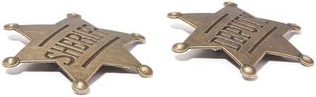 Vintage Sheriff Badge - Western Cop Star Gift