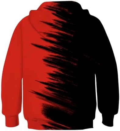 Uidezone Boys 3D Graphic Pullover for Kids 6-16