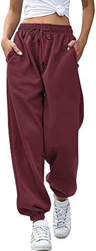 Girls High-Waisted Jogger Pants with Pockets