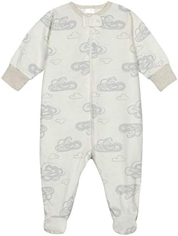 Onesies Brand Sleep N Play Footies Unisex-Baby 4-Pack