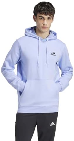 Adidas Mens Essentials Fleece Hoodie Premium Felt Fit