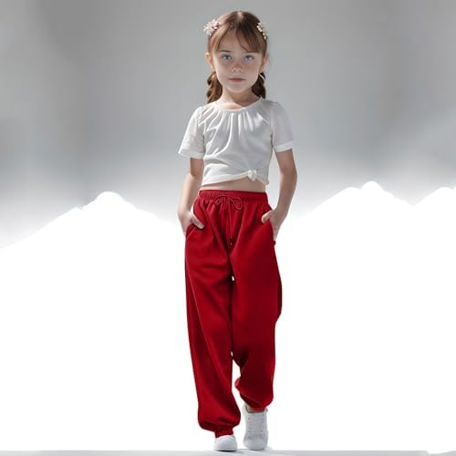 Cute Elastic sweatpants for boys and girls 3-14 years