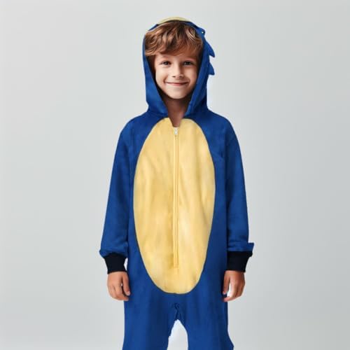 S Sonic The Hedgehog Kids Onesie Pajamas - Official License