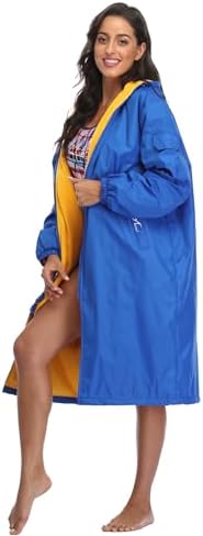Adoretex Unisex Swim Parka Warm Water-Resistant for Swimming More