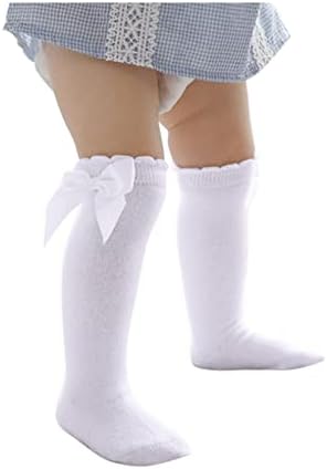 Century Star - Cute Knitted Ruffled Knee High Socks for Baby Girls