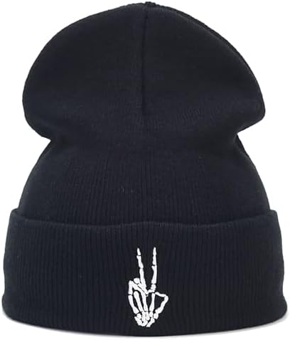 Halloween Knitted Skull Cap
