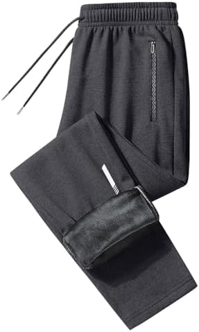 Thermal Jogger sweatpants for Men mothful plus size