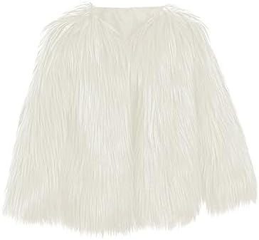Mercatoo Girls Faux-Fu Jacket