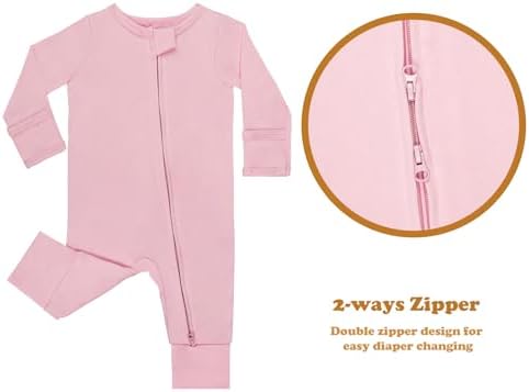 GUISBY Pajama Rompers for Baby