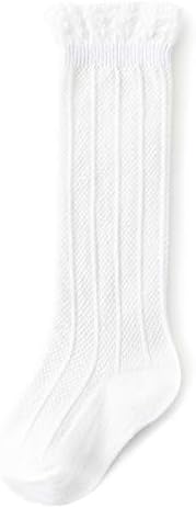 Adorable Ruffled Knee High Socks for Baby