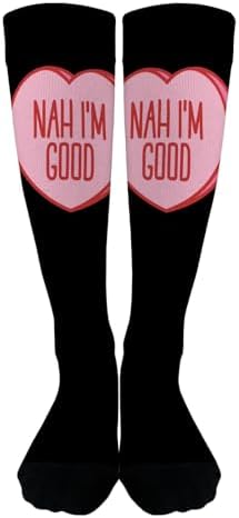 Funny Knee-High Socks for Men Surprise Him This Christmas