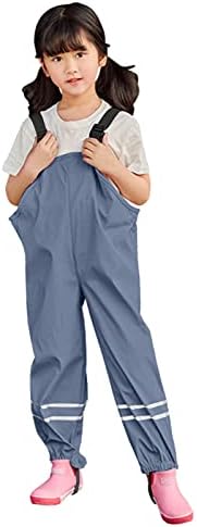 Rain Dungarees - Toddler Daily waterproof and windproof rain jacket for girls boys