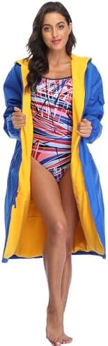 Adoretex Unisex Swim Parka Warm Water-Resistant for Swimming More