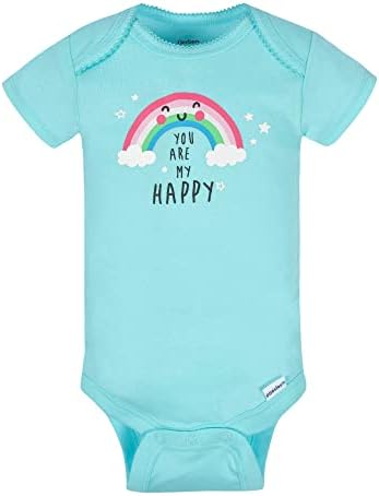 Gerber Baby Girls 8-Pack Short Sleeve Onesies
