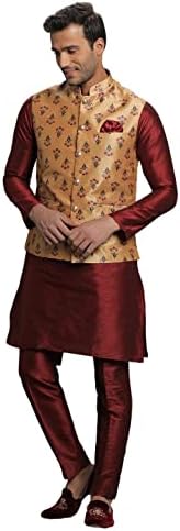 Elina Fashion Mens Kurta Pajama Nehru Jacket Set