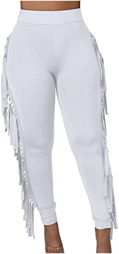 Firzero Womens Fringe Pants