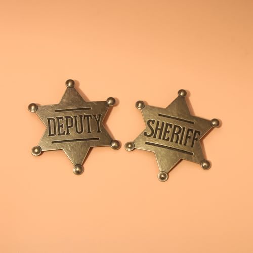 Vintage Sheriff Badge - Western Cop Star Gift