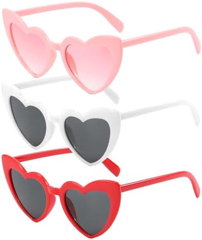 Heart Sunglasses Set for Parties and Weddings