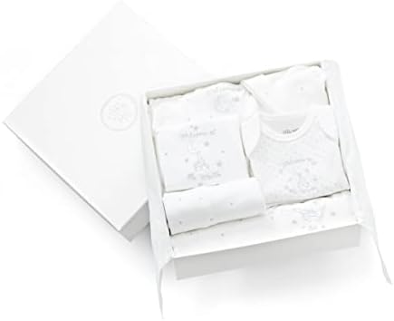Perfect Baby Layette Gift Set Footie Cap Bib Burp Set Swaddling Blanket
