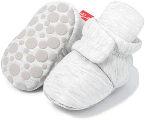 Comfy Anti-Slip Baby Booties with Grippers for Crib - Perfect First Walker