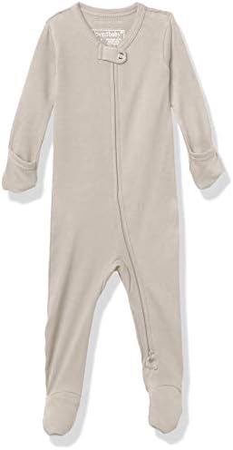 Lovedbaby Unisex Organic Baby Zipper Footie