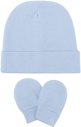 Perfect for Newborns DRESHOW BQUBO Baby Hats and Mittens Set