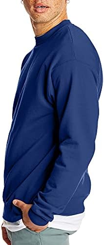 Hanes Mens EcoSmart Fleece Pullover Crewneck Sweatshirt 1 or 2 Pack