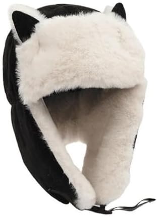 Thick Winter Trapper Hat with Earflaps for Men Women