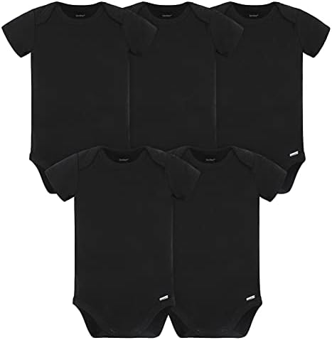Gerber Baby 5-Piece Onesies Bundle Interlock Design