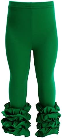 HOOLCHEAN Baby Toddler Cotton Ruffle Leggings Stretchy comfy