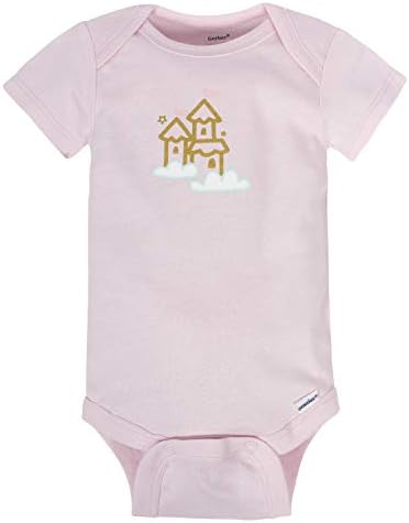8-Pack Gerber Short Sleeve Onesies for Baby Girls