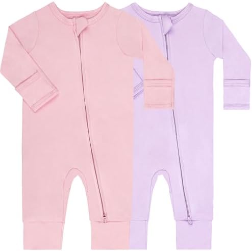 GUISBY Pajama Rompers for Baby