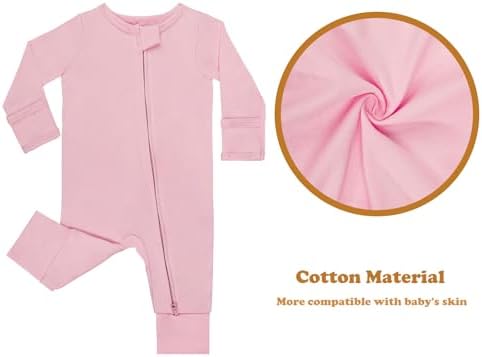 GUISBY Pajama Rompers for Baby