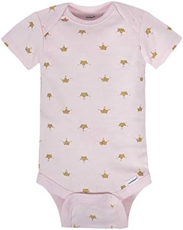 8-Pack Gerber Short Sleeve Onesies for Baby Girls