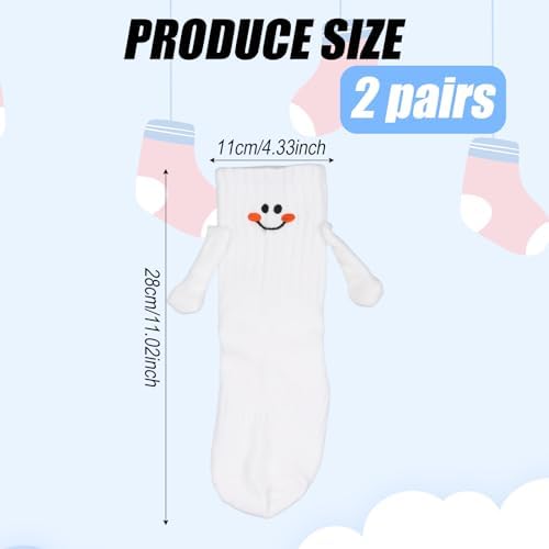 2 Pairs Magnetic Hold-On Socks for Kids