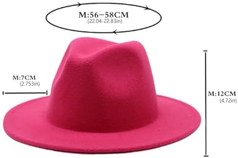 Premium Retro Fedoras for Women - Wide Brim Summer Protection Comfort