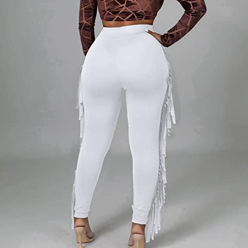 Firzero Womens Fringe Pants