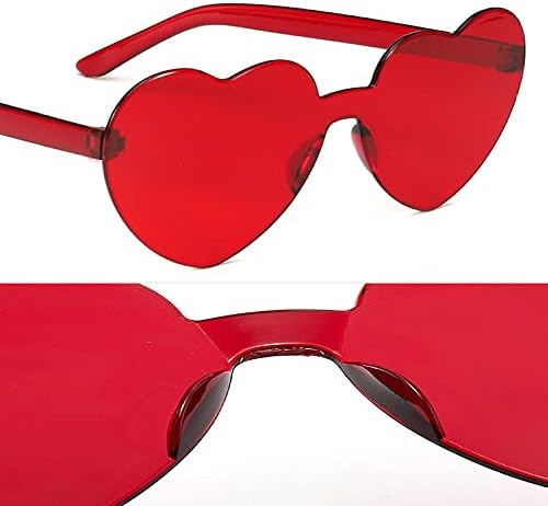 Hosfairy Heart-Shaped Sunglasses