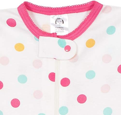 Gerber Baby Girls 4-Pack Pajamas