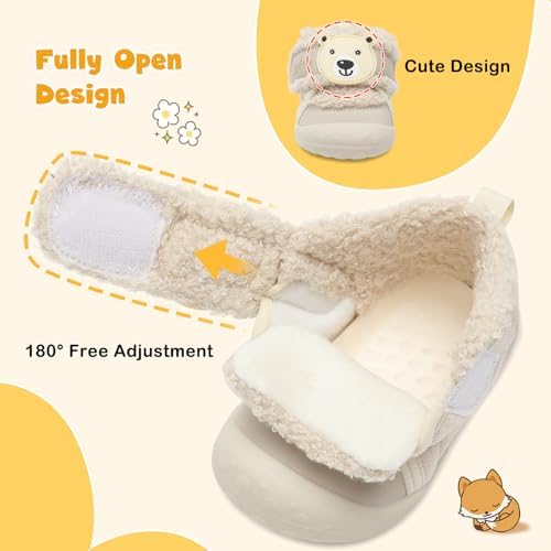 JOINFREE Baby Slippers for Toddler Boys and Girls Cozy Warm Winter Shoes