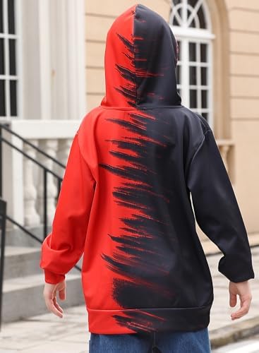 Uidezone Boys 3D Graphic Pullover for Kids 6-16