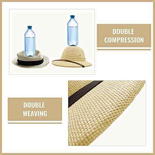 100 Straw Sun Hat Men Summer Bucket Hat Dad Boater Cap