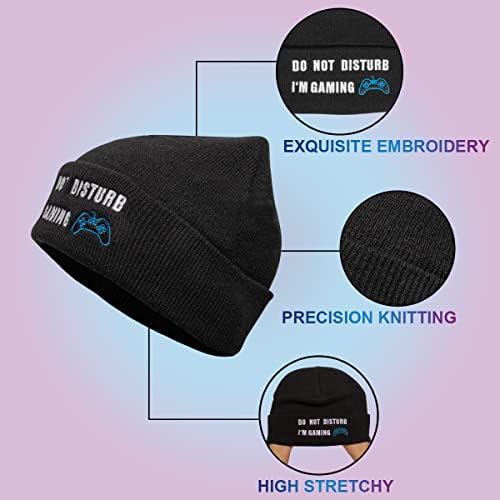 ANDOLO Do Not Disturb Gaming Socks and Beanie Hat