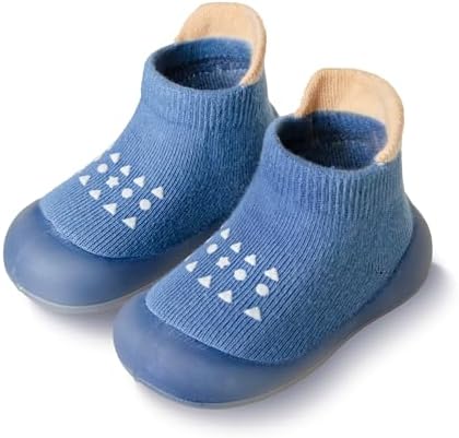 Eocom Cute Non-Skid Fluffy Toddler Booties for Walking