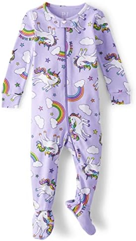 The Childrens Place Baby Girls Long Sleeve Pajamas