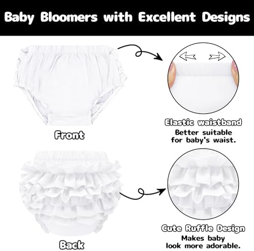 Perfect Diaper Covers for Babies - Olreco Ruffle Bloomers for Girls