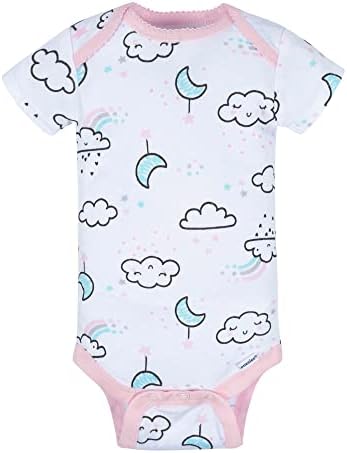 Gerber Baby Girls 8-Pack Short Sleeve Onesies