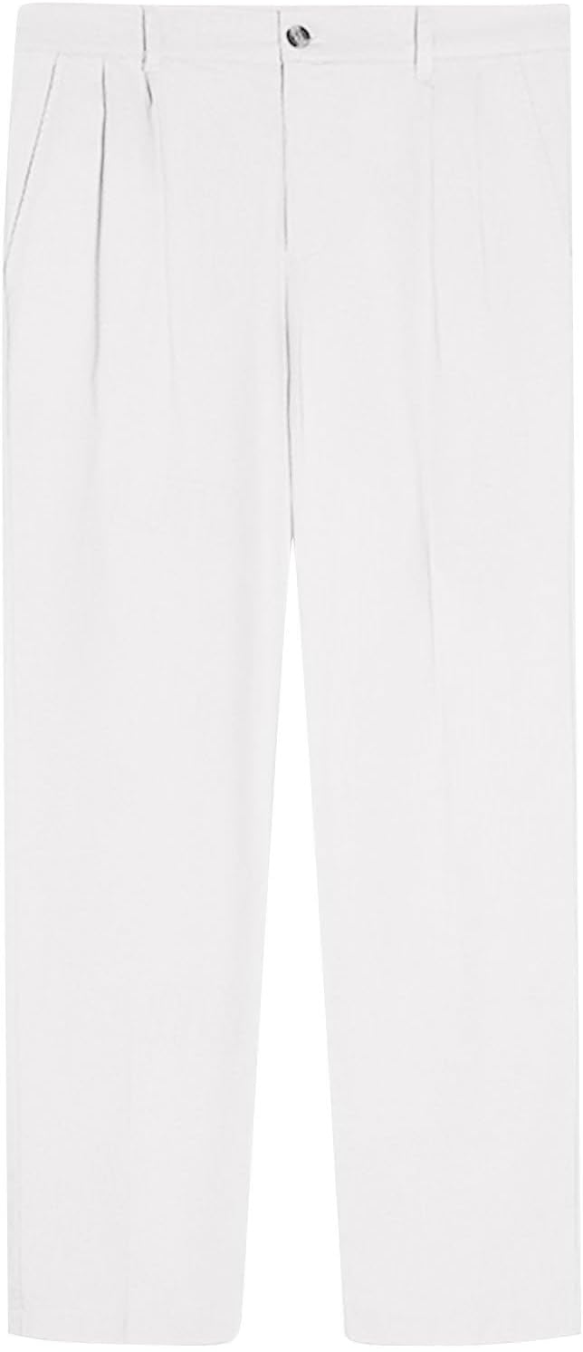 Comfortable Cotton Linen Business Pants
